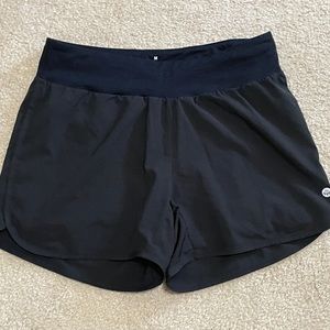 Black 5 inch Swift Shorts (M)